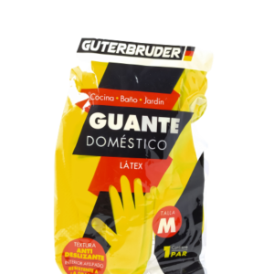 Guantes de Látex Doméstico en Tallas S, L y XL